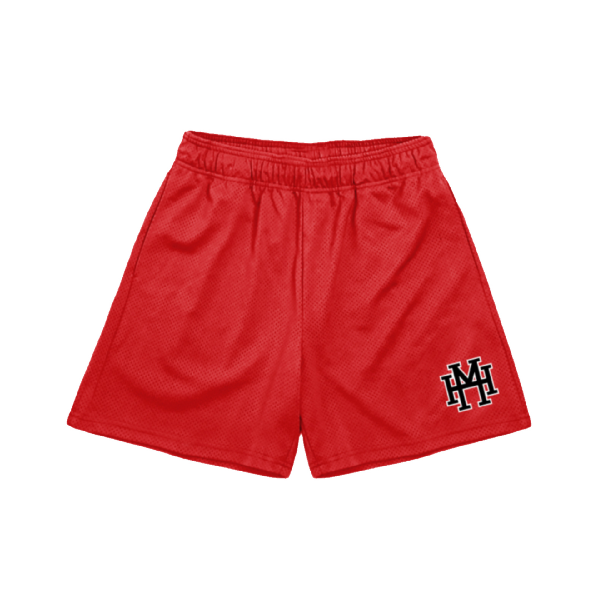 H and hotsell m red shorts